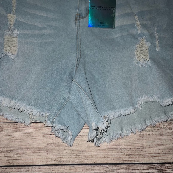 blue jean shorts - Picture 4 of 8